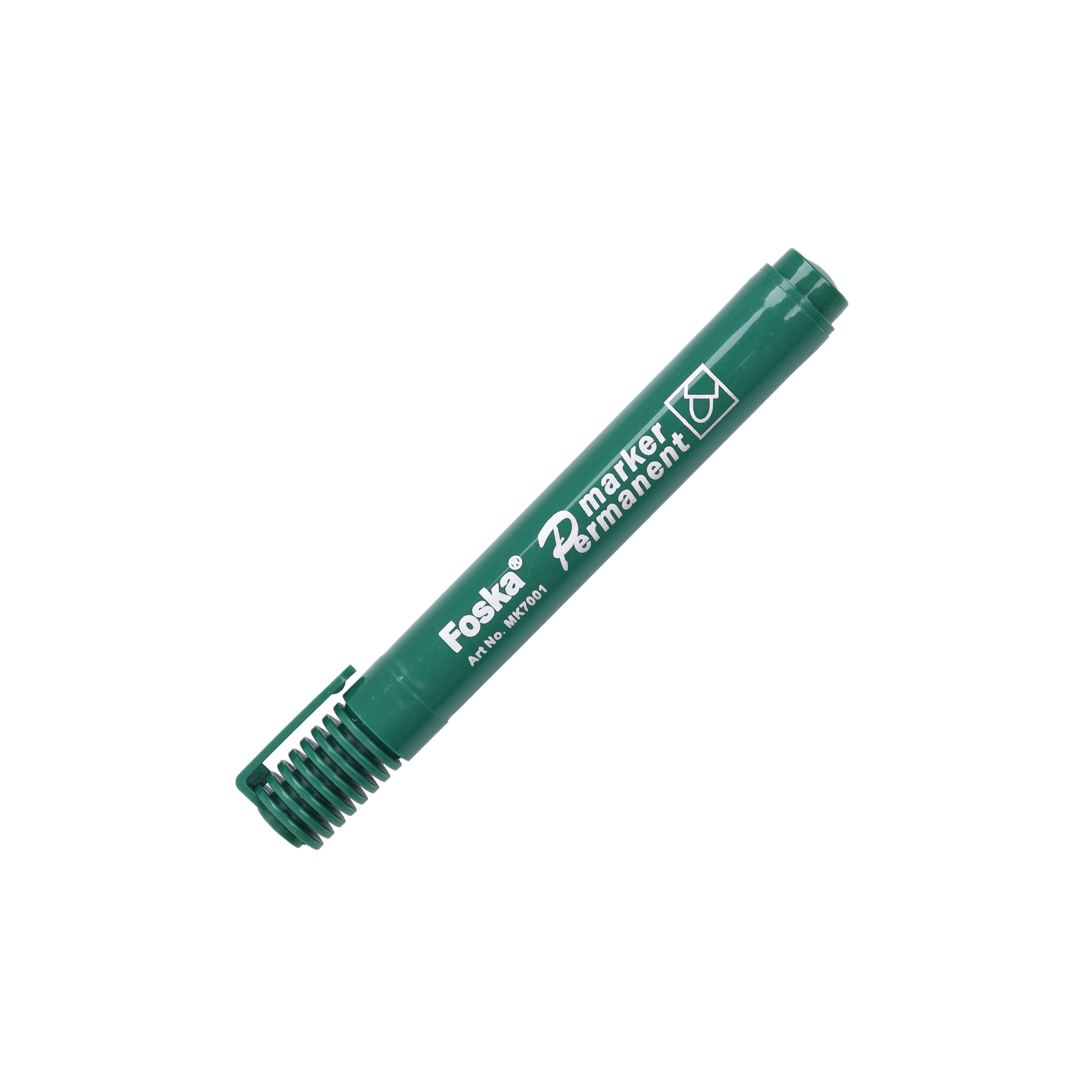Foska® Permanent Marker Pen - MSDS Certified, Chisel/Bullet Tip, 360m Writing Length
