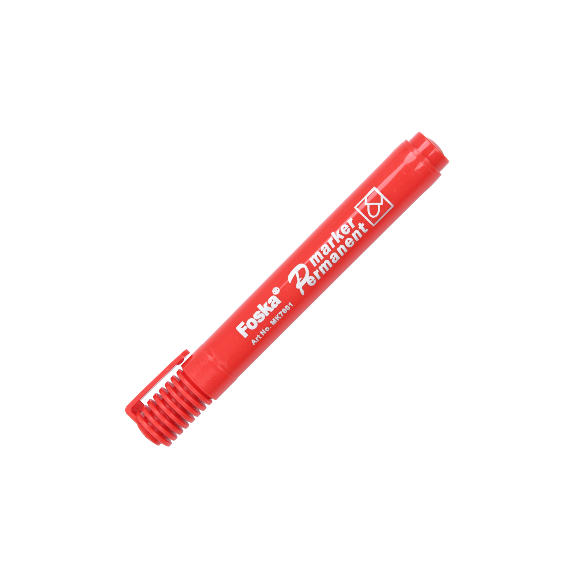 Foska® Permanent Marker Pen - MSDS Certified, Chisel/Bullet Tip, 360m Writing Length