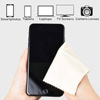 WiseCart® CLX Antibacterial Screen Cleaning Kit - 100mL Spray, Microfiber Cloth, Brush, Streak-Free & Anti-Static