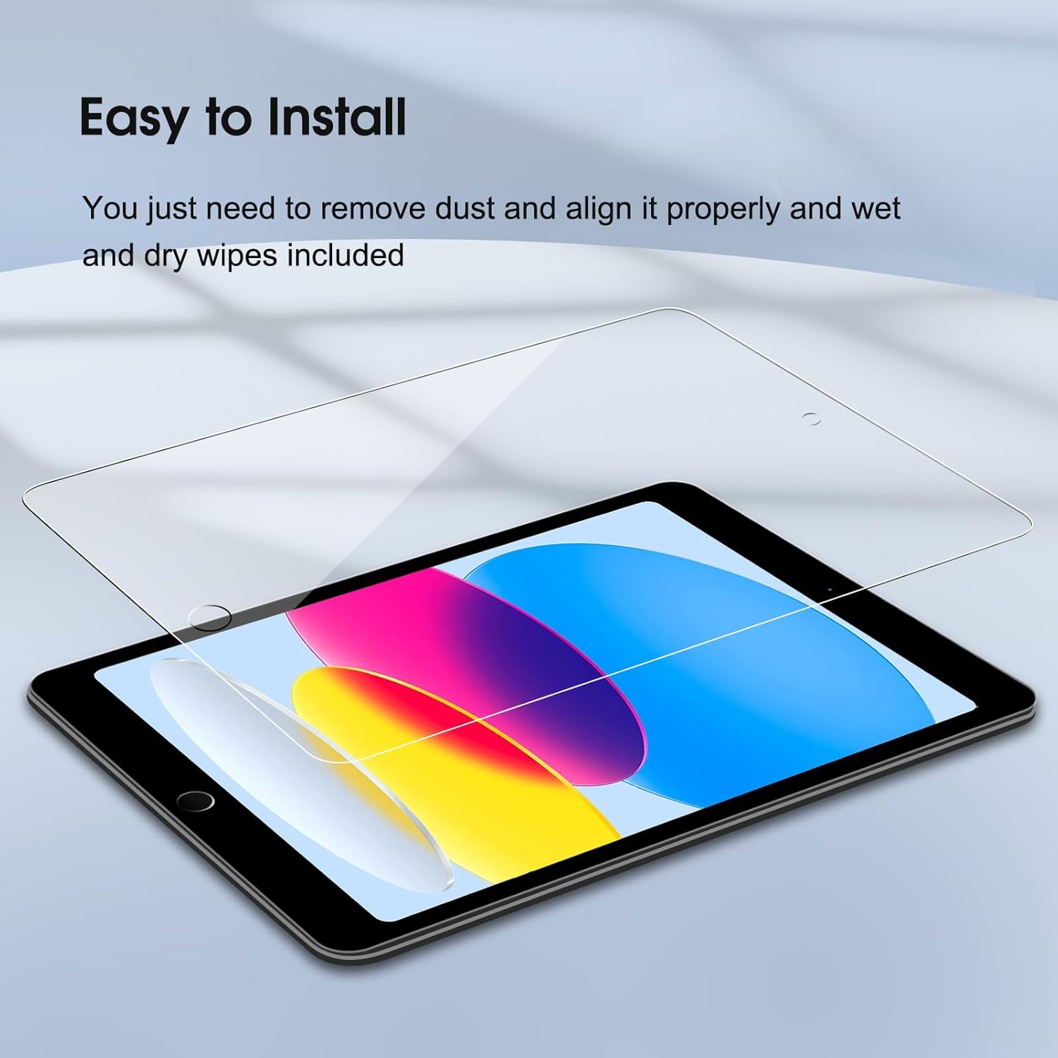Matte iPad Screen Protector - Paper-Feel Anti-Glare for Pro/Air/Mini, Apple Pencil Compatible