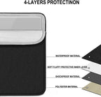 WiseCart® Premium Laptop Sleeve - Universal 13-16 Inch Laptop Pouch with Vertical Pocket, Polyester