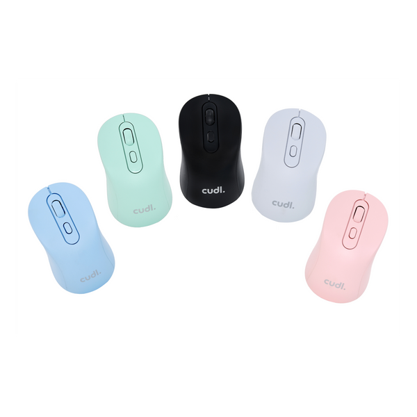 Cudl.™ Silent Wireless Mouse - 2.4GHz, Rechargeable, for PC/Mac