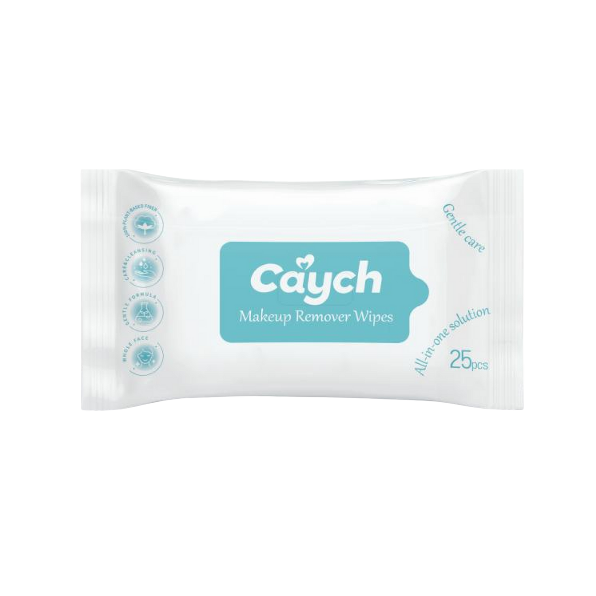 Caych® Makeup Remover Wipes - pH5.5, Alcohol & Fragrance-Free, 25 Sheets