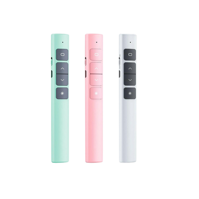 WiseCart® Wireless Presentation Remote - 2.4GHz, Red Laser, 100m Range, Rechargeable, for PPT/Google Slides