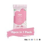 Caych® Flushable Feminine Wipes - pH-Balanced, Rose Scent with Vitamin E, 16 Sheets