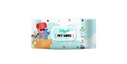Caych® Pet Wipes - Deodorizing with Aloe & PHMB, EU REACH Certified, 80 Sheets