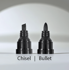 Foska® Permanent Marker Pen - MSDS Certified, Chisel/Bullet Tip, 360m Writing Length