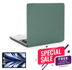 MacBook Air Case 13-15" for M2/M3/M4 - Soft Touch Shell with FREE Screen Protector