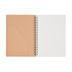 Smart Journal Kraft Double Spring Notebook - 70GSM, 80 Sheets