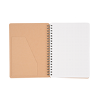 Smart Journal Kraft Double Spring Notebook - 70GSM, 80 Sheets