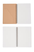 Smart Journal Kraft Double Spring Notebook - 70GSM, 80 Sheets