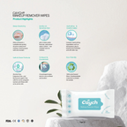 Caych® Makeup Remover Wipes - pH5.5, Alcohol & Fragrance-Free, 25 Sheets