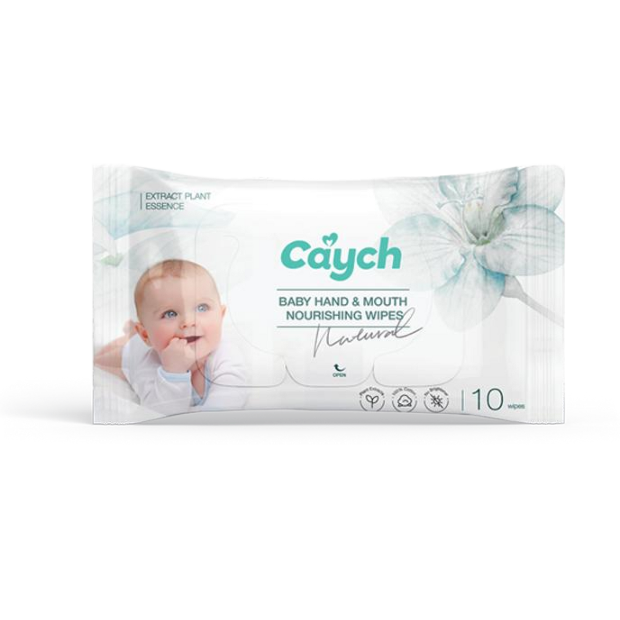 Caych® Baby Wipes - Hypoallergenic & pH-Balanced with Aloe & Chamomile
