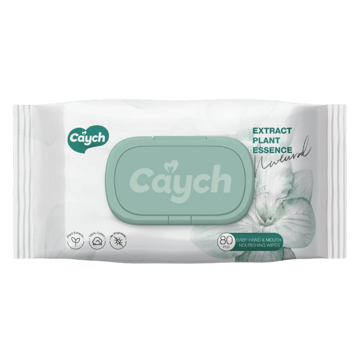 Caych® Baby Wipes - Hypoallergenic & pH-Balanced with Aloe & Chamomile
