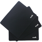 Cudl. Mouse Pad - Non-Slip Rubber Base, Stitched Edges, Smooth Cloth Surface (Black, Pink, Blue)