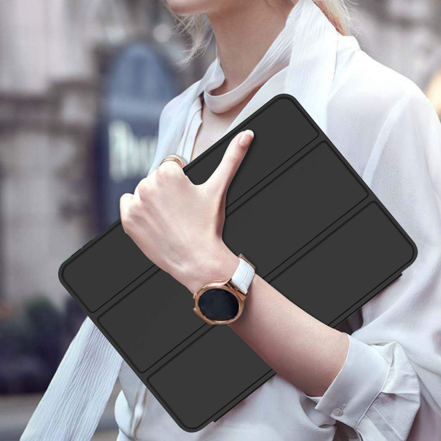 iPad Air 7/6 Case - Silicone Case with Pencil Slot for 2024/2025 Models