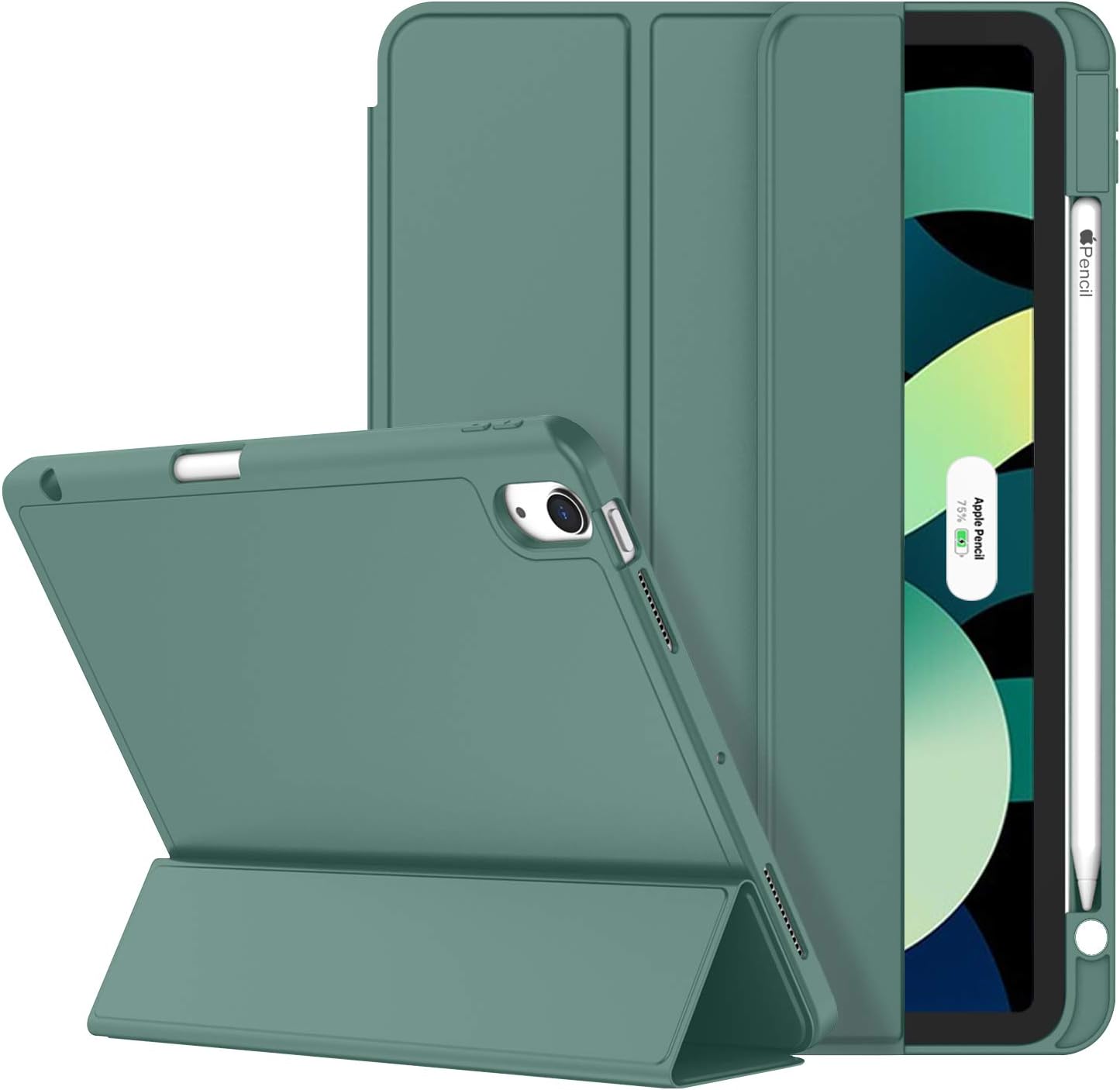 iPad Air 7/6 Case - Silicone Case with Pencil Slot for 2024/2025 Models