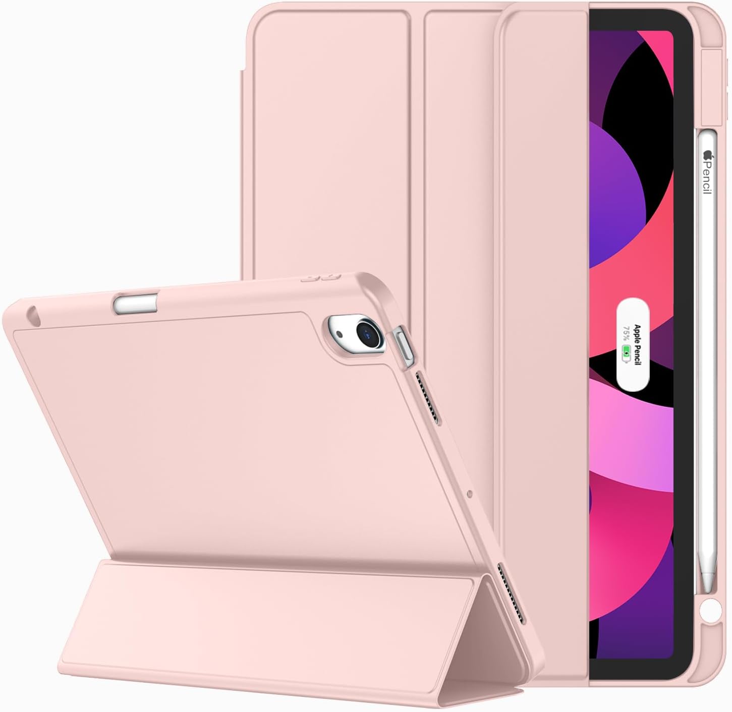 iPad Air 7/6 Case - Silicone Case with Pencil Slot for 2024/2025 Models