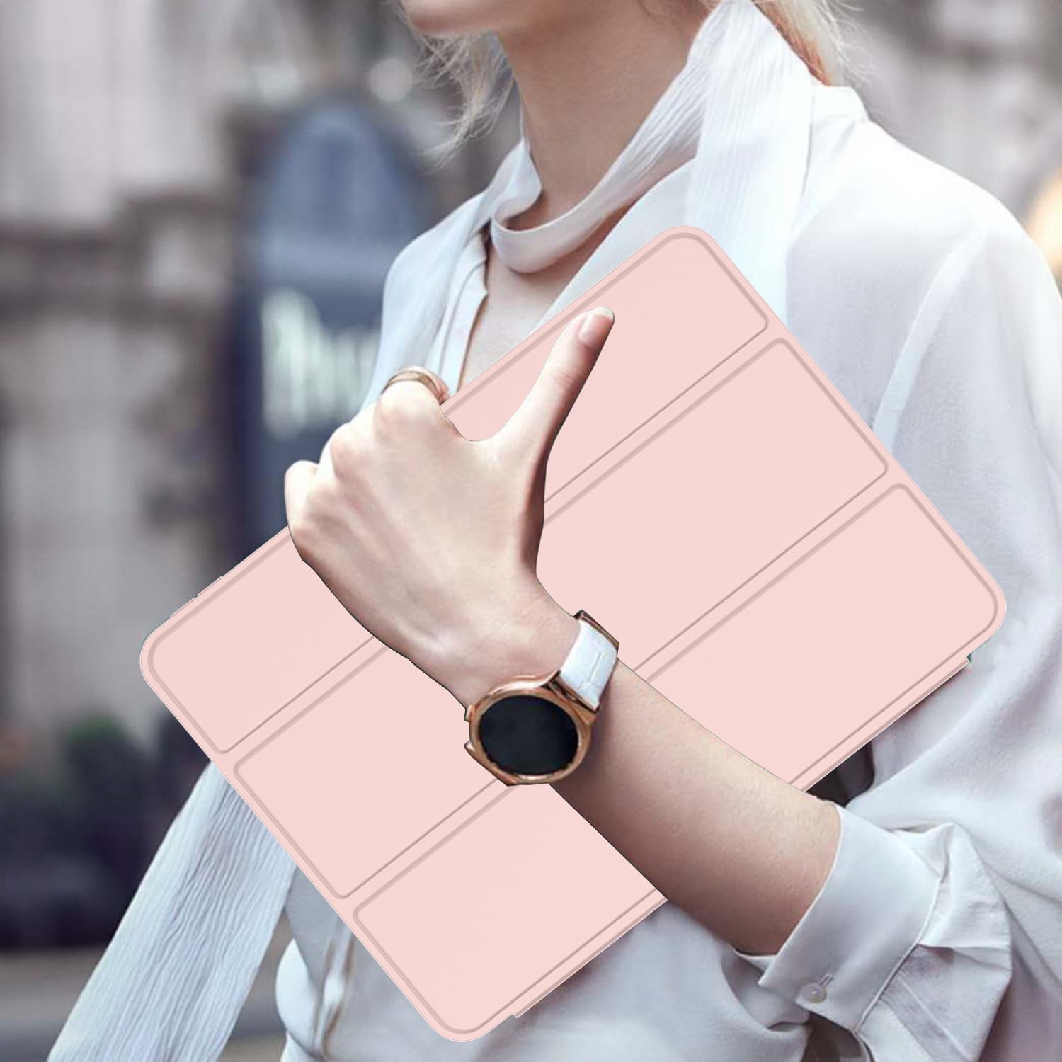 iPad Air 7/6 Case - Silicone Case with Pencil Slot for 2024/2025 Models