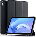iPad Case for Air 7/6, 10/11, Mini 7/6, Pro - Trifold Stand Smart Case with Soft TPU Back