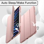 iPad Pro 11/13 inch Case - Silicone Case with Pencil Slot for 2015-2024 Models
